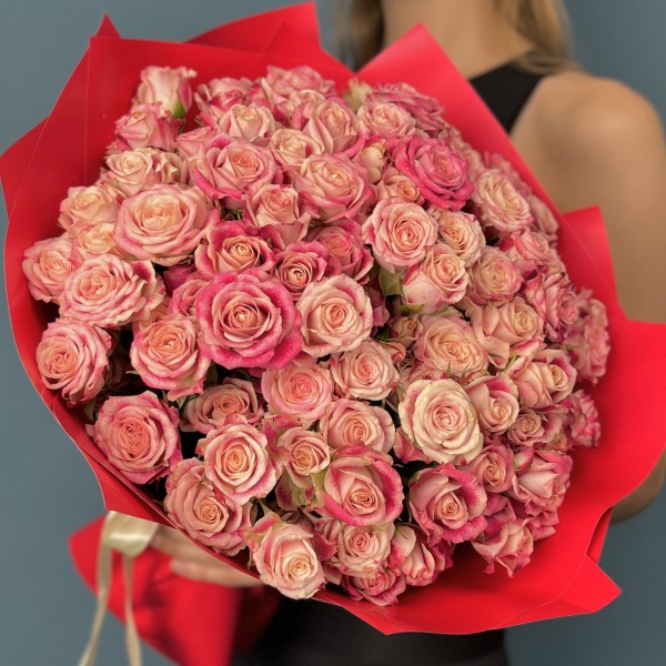 25 кустовых роз Флиндерс Лейн 40 см