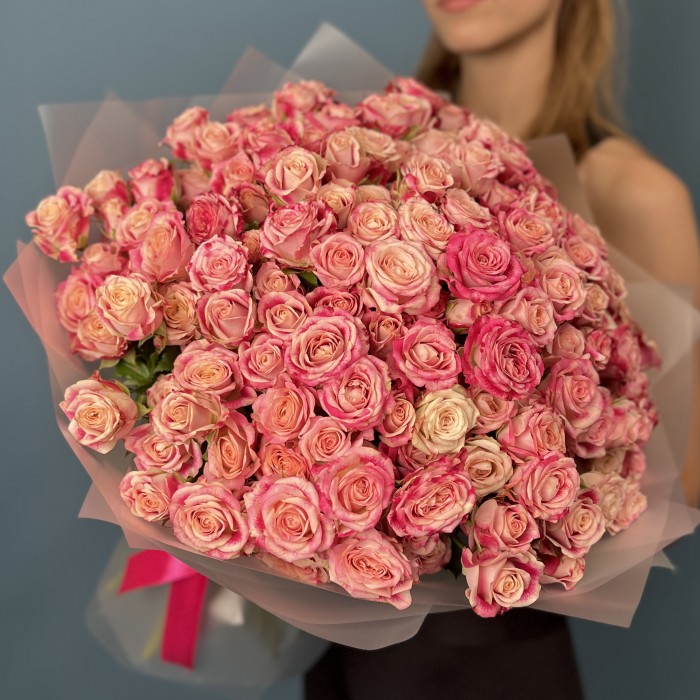 45 кустовых Роз Флиндерс Лейн 40 см