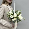 Настольная композиция в бокале со свечой