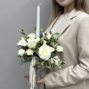 Настольная композиция в бокале со свечой