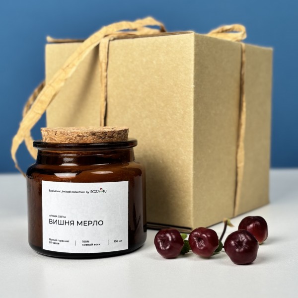 Аромасвеча Вишня Мерло