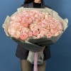 25 кустовых пионовидных роз Джульетта Хани 60 см