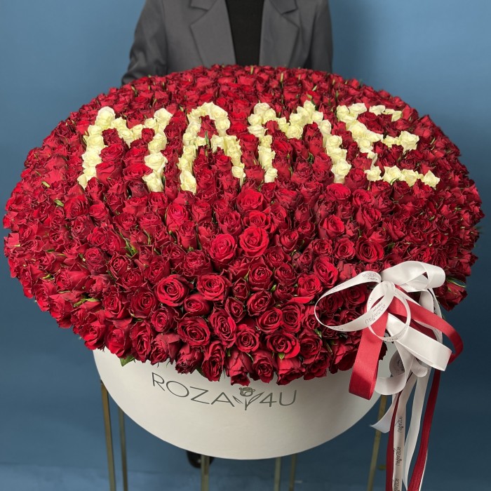 501 роза в большой коробке Маме