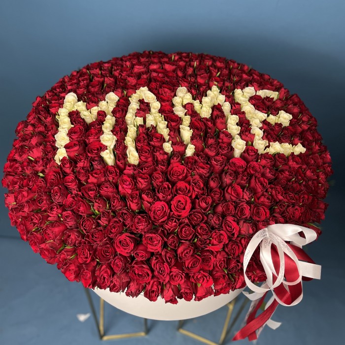 501 роза в большой коробке Маме