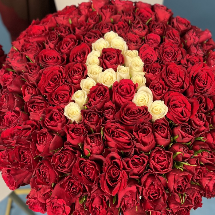 Сет из 4 больших коробок с розами Мама