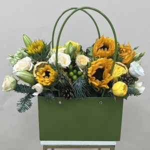 Букет дня в коробке Летняя Фантазия