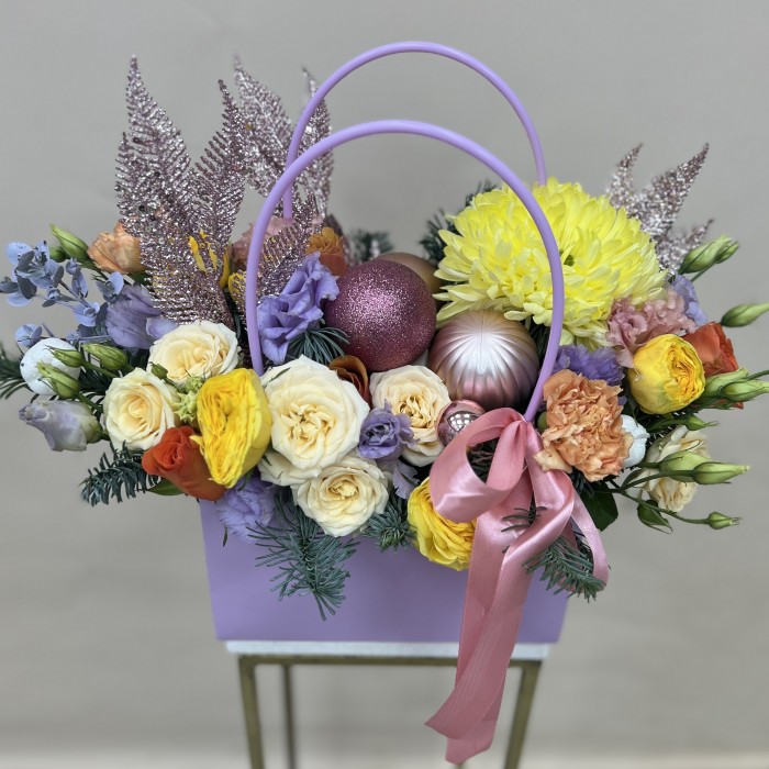 Букет дня в коробке Облако Нежности