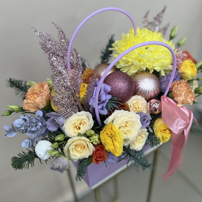 Букет дня в коробке Облако Нежности