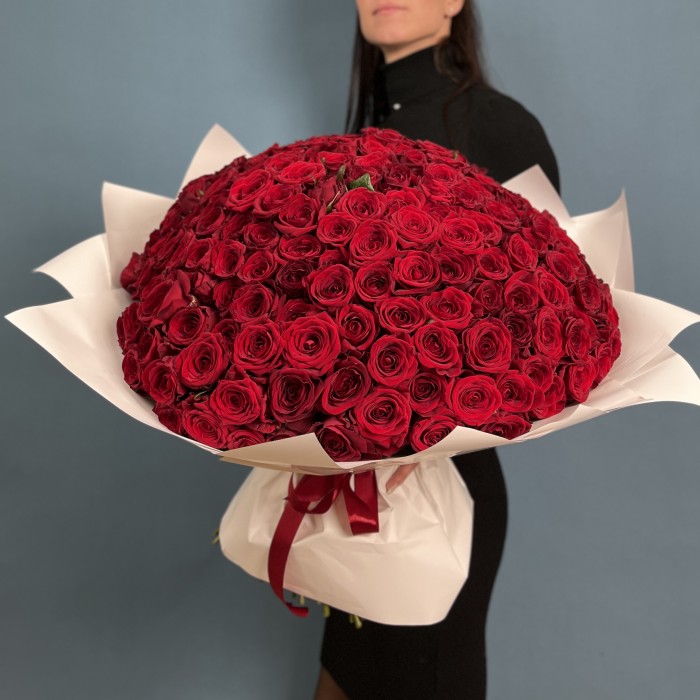 201 красная Роза ред Наоми 50 см