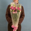 Букет из 3 розовых эустом