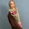 Букет комплимент Кантри Блюз и эустома