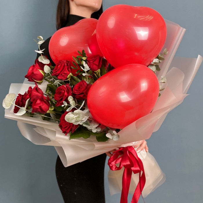 Букет красных роз Вечная любовь