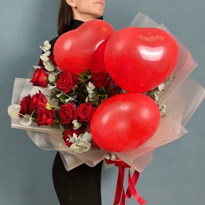 Букет красных роз Вечная любовь