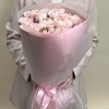 15 кустовых пионовидных роз розовый бомбастик 40 см