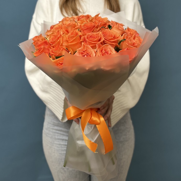 41 оранжевая роза Тропикал Амазон