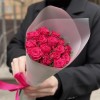 15 малиновых роз Вайлд Калипсо
