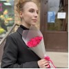 15 малиновых роз Вайлд Калипсо