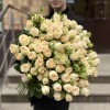 25 кустовых пионовидных роз Саммер-роз 50 см