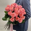 Кораллово-розовая роза Суперстейшн 50 см