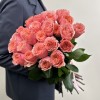 Кораллово-розовая роза Суперстейшн 50 см