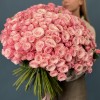 101 кустовая розовая Роза Бердс Нест 50 см