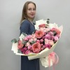 Букет роз Розовое счастье