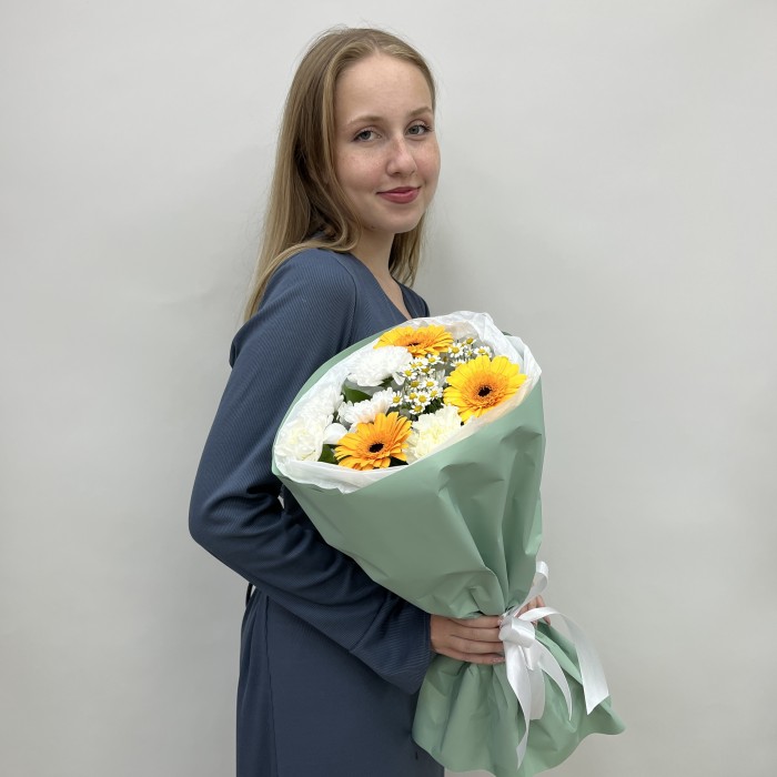 Букет на 1 Сентября Учителю с любовью