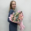 25 кустовых роз Стрит Пати 60 см