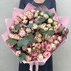 25 кустовых роз Стрит Пати 60 см