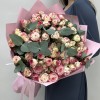 25 кустовых роз Стрит Пати 60 см