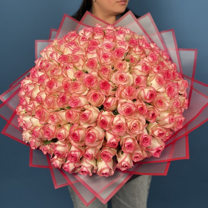 151 светло-розовая роза Джумилия 40 см