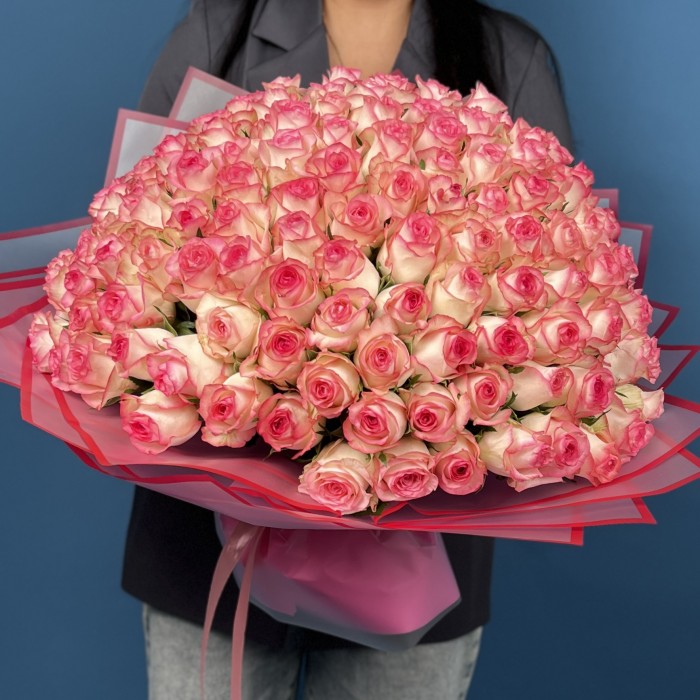 151 светло-розовая роза Джумилия 40 см