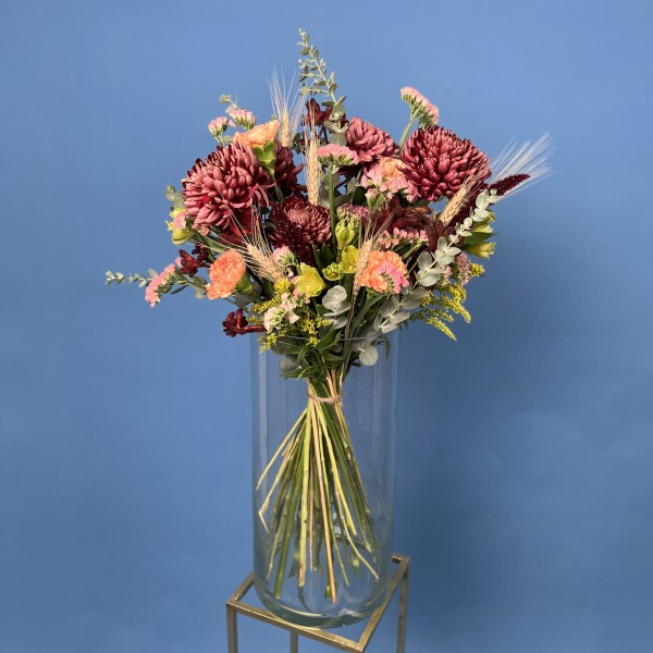 Интерьерный букет осень с хризантемами