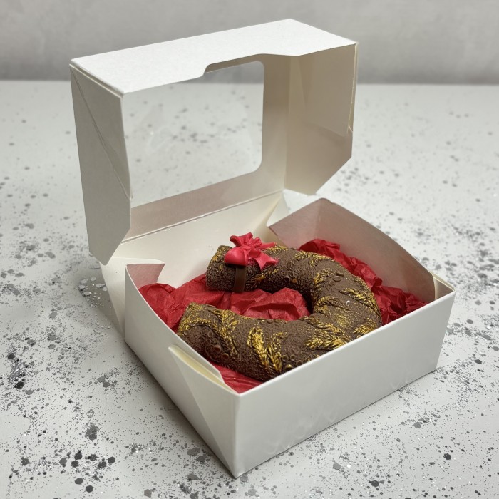 Новогодний шоколад ручной работы Подкова