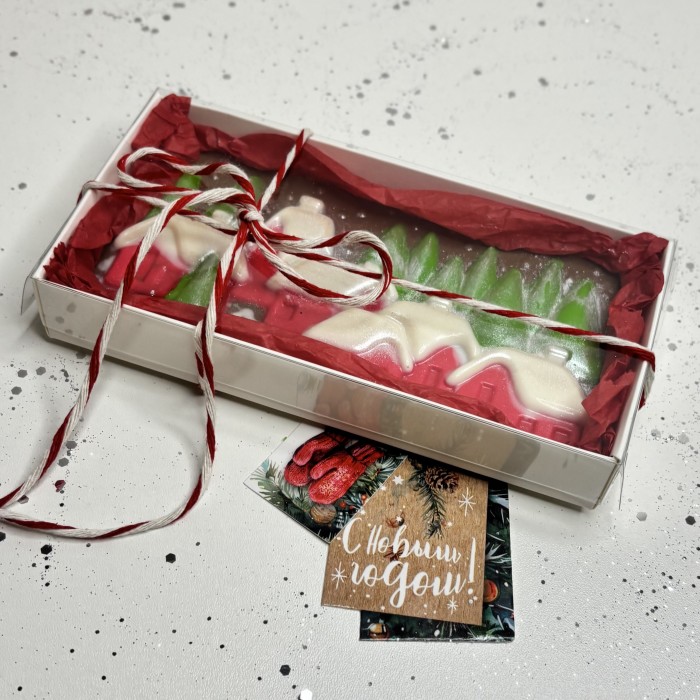 Новогодний шоколад ручной работы