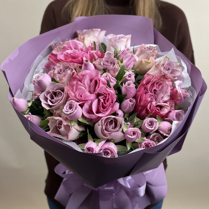 Букет из роз Розовый Блеск