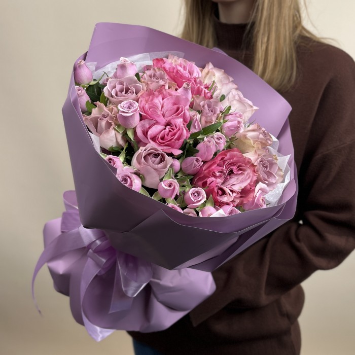 Букет из роз Розовый Блеск