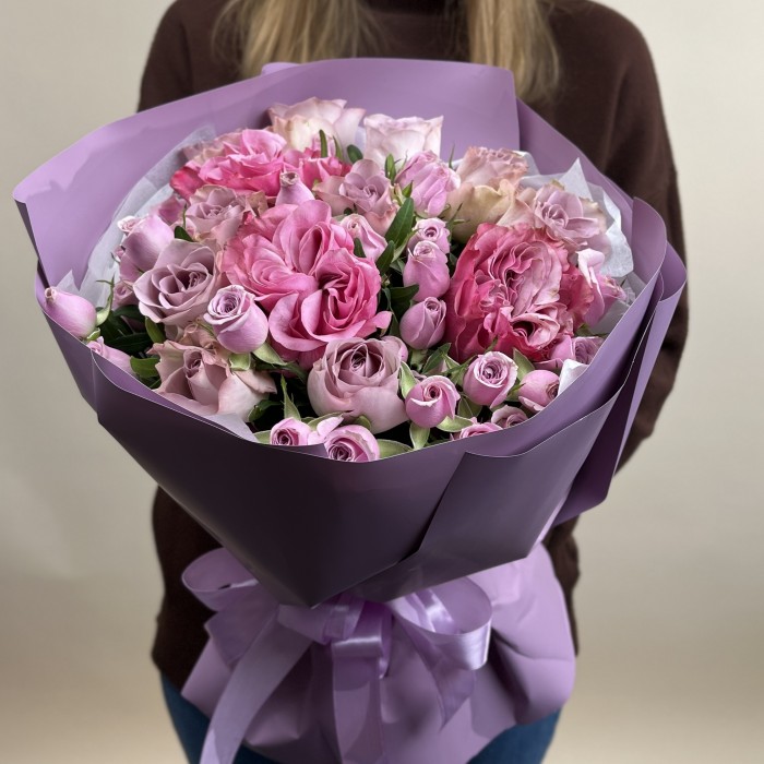 Букет из роз Розовый Блеск