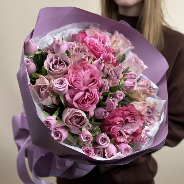 Букет из роз Розовый Блеск