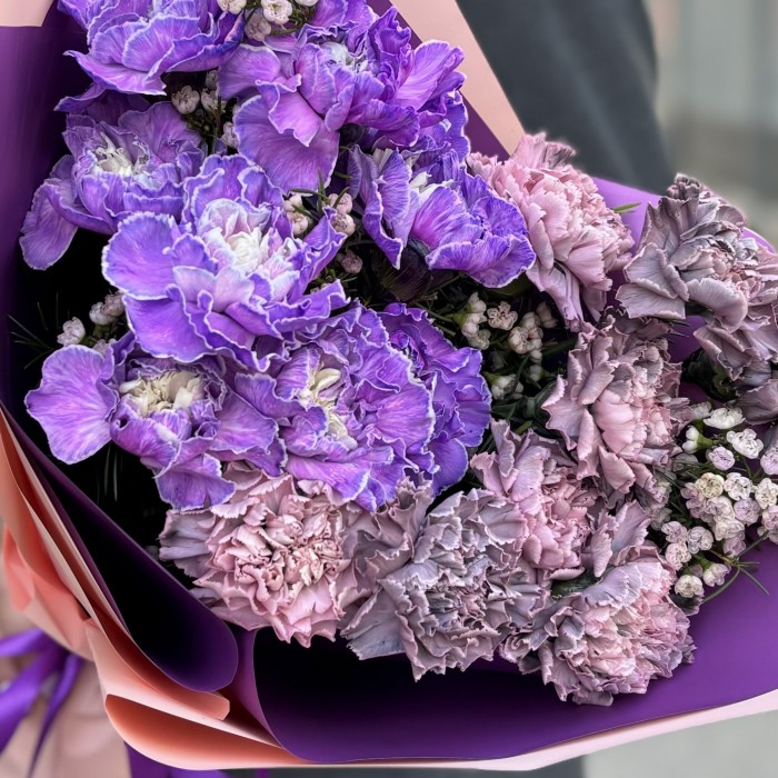 17 гвоздик в букете Мой Космос