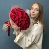41 красная роза Махе
