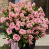 25 розовых кустовых роз Одилия 60 см