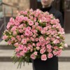 51 розовая кустовая роза Одилия 60 см