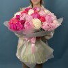 Букет из 51 яркого пиона MIX