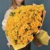101 кустовая Роза Еллоу бейби 40 см