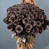 51 черная роза 60 см