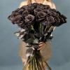 51 черная роза 60 см
