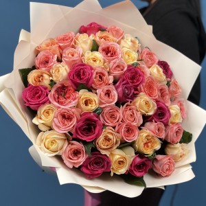 51 роза Микс 60 см 51 роза Микс 60 см