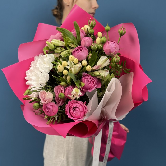 Маленький Букет Розовый восторг