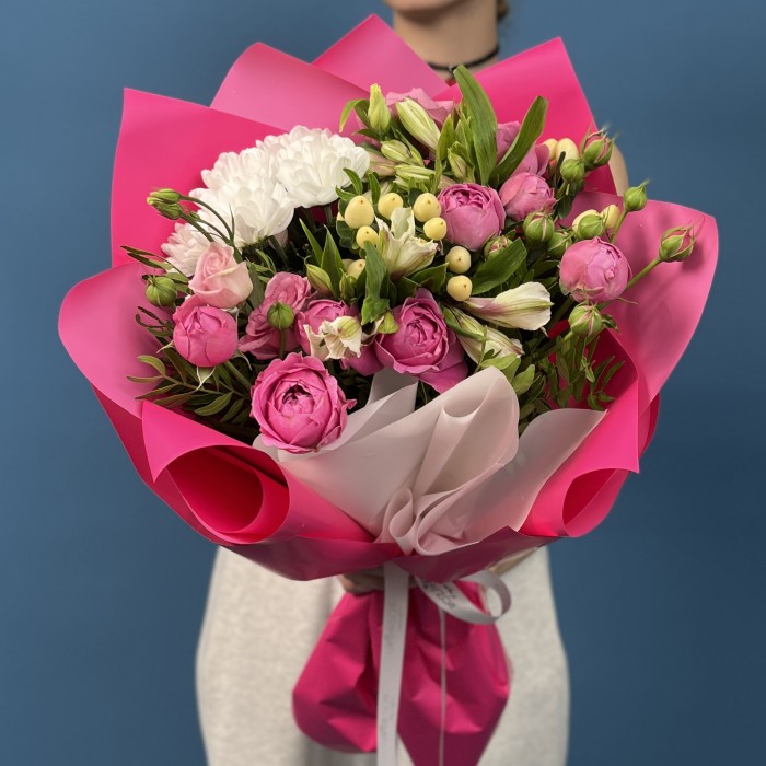 Маленький Букет Розовый восторг